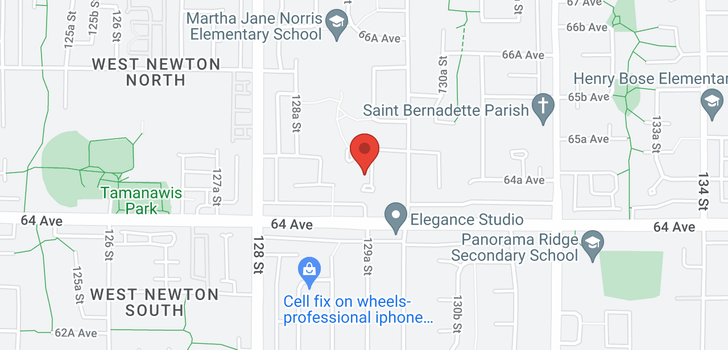 map of 6475 129A STREET